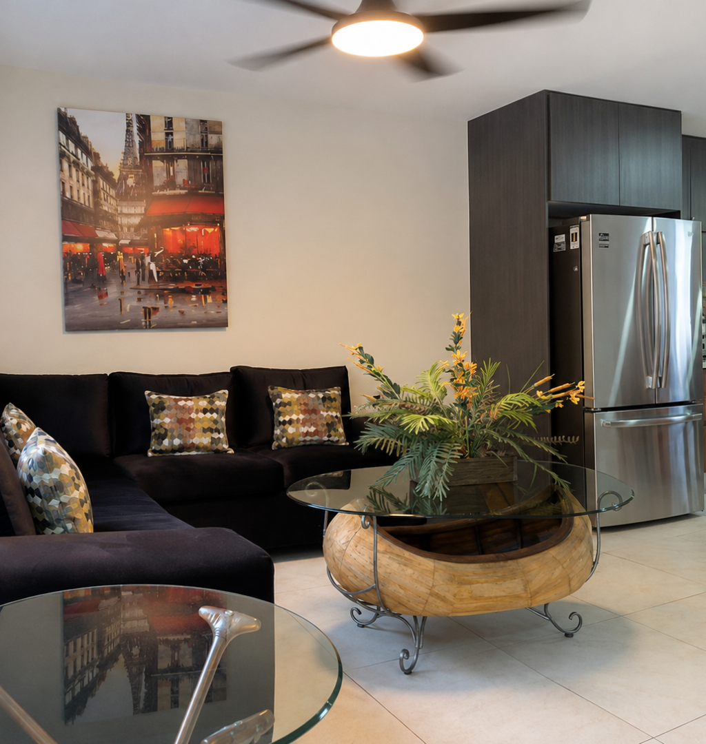 sala y cocina